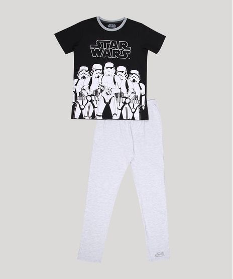 Pijama-Juvenil-Star-Wars-Manga-Curta-Preto-9955511-Preto_1