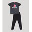 Pijama-Juvenil-Playstation-Manga-Curta-Cinza-Mescla-Escuro-9955512-Cinza_Mescla_Escuro_1