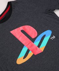 Pijama-Juvenil-Playstation-Manga-Curta-Cinza-Mescla-Escuro-9955512-Cinza_Mescla_Escuro_3