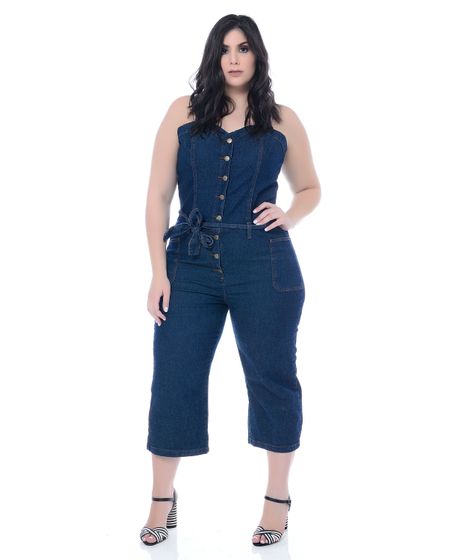 pantacourt jeans plus size