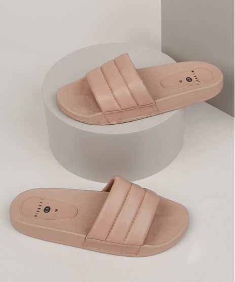 Chinelo-Slide-Mindset-Feminino-com-Tira-em-Matelasse-Bege-9958029-Bege_1