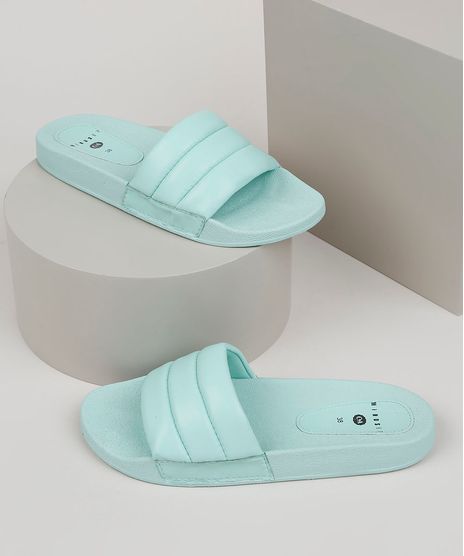 Chinelo-Slide-Mindset-Feminino-com-Tira-em-Matelasse-Verde-Claro-9958030-Verde_Claro_1