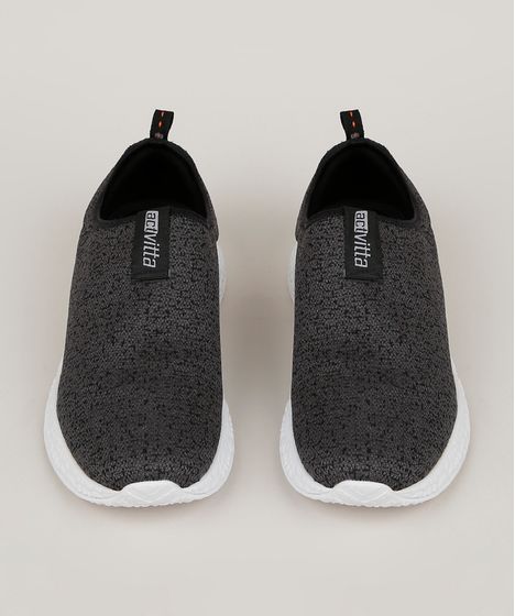 slip on cinza masculino