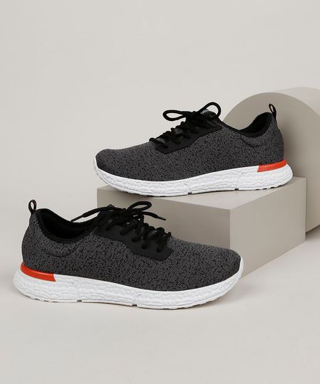 Tenis-Masculino-Actvitta-Knit-Esportivo-Cinza-9958336-Cinza_1