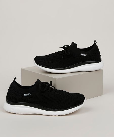 Tenis-Feminino-Actvitta--Knit-Esportivo-Preto-9958409-Preto_1
