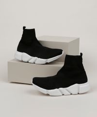 Tenis-Meia-Masculino-Oneself-Knit-Cano-Alto-Preto-9958847-Preto_1