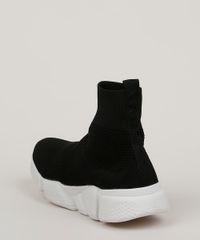 Tenis-Meia-Masculino-Oneself-Knit-Cano-Alto-Preto-9958847-Preto_4