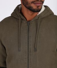 Jaqueta-de-Sarja-Masculina-com-Capuz-em-Pelo-Verde-9812111-Verde_4