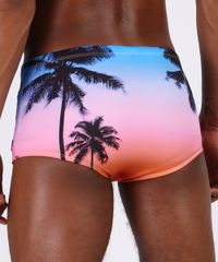 Sunga-Masculina-Tradicional-Estampada-de-Coqueiros--Rosa-9942591-Rosa_2