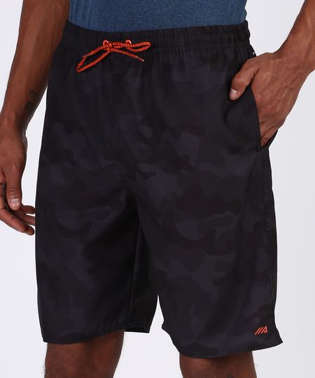 Bermuda-Masculina-Esportiva-Ace-Estampada-Camuflada-com-Cordao-Para-Amarrar-Preta-9943474-Preto_1