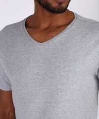 Pijama-Masculino-Xadrez-Manga-Curta-Gola-Careca-Cinza-Mescla-9946148-Cinza_Mescla_4