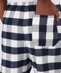Calca-de-Pijama-Masculina-em-Flanela-Estampada-Xadrez-com-Bolso-Azul-Marinho-9955732-Azul_Marinho_4 Calca-de-Pijama-Masculina-em-Flanela-Estampada-Xadrez-com-Bolso-Azul-Marinho-9955732-Azul_Marinho_4
