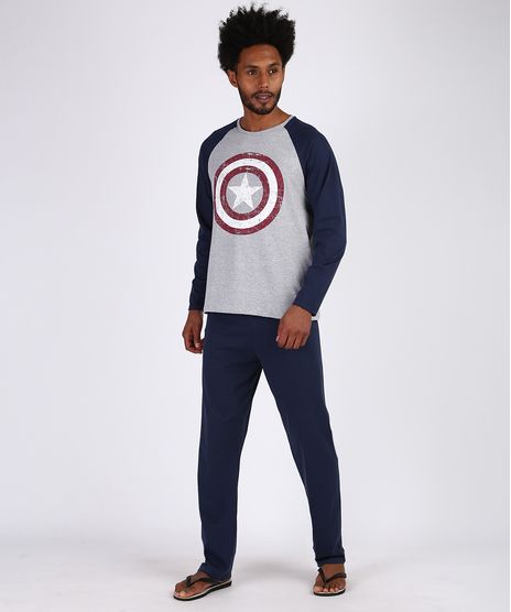 Pijama-Masculino-Capitao-America-Raglan-Manga-longa-Azul-Marinho-9953934-Azul_Marinho_1