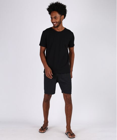 Pijama-Masculino-Manga-Curta-Gola-Careca-Preto-9955932-Preto_1