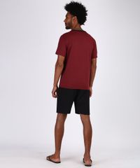 Pijama-Masculino-Manga-Curta-Gola-Careca-Vinho-9955933-Vinho_2