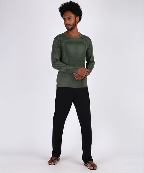 Pijama-Masculino-listrado-Manga-Longa-Verde-9955935-Verde_1