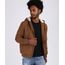 Jaqueta-de-Sarja-Masculina-com-Capuz-em-Pelo-Marrom-9812111-Marrom_1