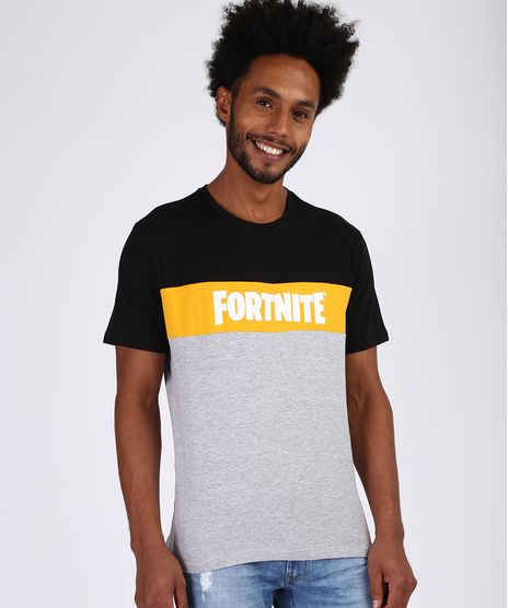 Camiseta-Masculina-Fortnite-Tal-Pai-Tal-Filho-Manga-Curta-Gola-Careca-Cinza-Mescla-Claro-9952854-Cinza_Mescla_Claro_1
