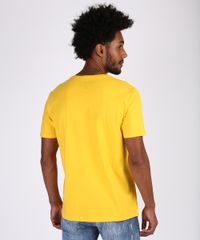 Camiseta-Masculina-Charlie-Brown-Manga-Curta-Gola-Careca-Amarela-9956604-Amarelo_2