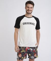 Bermuda-Masculina-Looney-Tunes-Relaxed-com-Bolsos-e-Cordao-Para-Amarrar-Cinza-9955404-Cinza_3