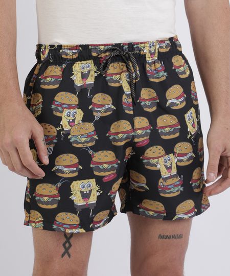 Short-Masculino-Bob-Esponja-e-Hamburguer-Estampado-Preto-9956279-Preto_1
