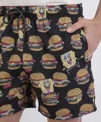 Short-Masculino-Bob-Esponja-e-Hamburguer-Estampado-Preto-9956279-Preto_2