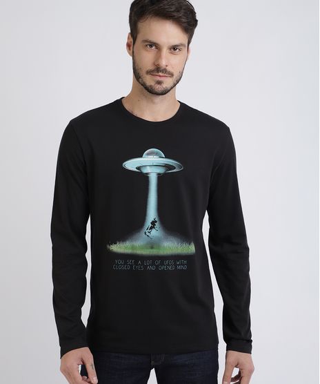 Camiseta-Masculina-Vaca-Abduzida-Manga-Longa-Gola-Careca-Preta-9956860-Preto_1