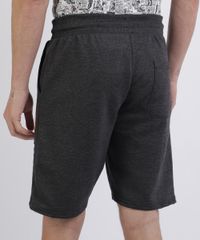 Bermuda-de-Moletom-Masculina-Capitao-America-Reta-com-Bolsos-Cinza-9957440-Cinza_4
