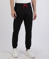 Calca-de-Moletom-Masculina--Relaxed-com-Cordao-Contrastante-Preta-9957500-Preto_1
