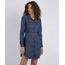 Vestido-Chemise-Jeans-Feminino-Curto-com-Cinto-Manga-Longa-Azul-Escuro-9952223-Azul_Escuro_1