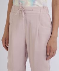 Calca-Feminina-Jogger-com-Cordao-e-Bolsos-Rosa-9816296-Rosa_4