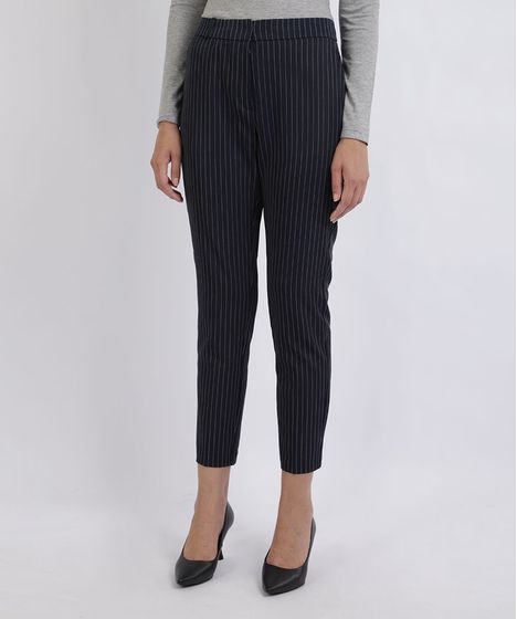 calça jeans risca de giz feminina