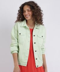 Jaqueta-de-Sarja-Feminina-com-Bolos-e-Botoes-Barra-com-Elastico-Verde-Claro-9955959-Verde_Claro_1
