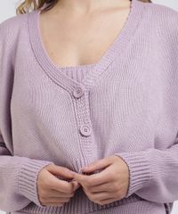 Cardigan-Feminino-Mindset-Cropped-em-Trico-com-Botoes-e-Decote-V-Lilas-9956815-Lilas_4