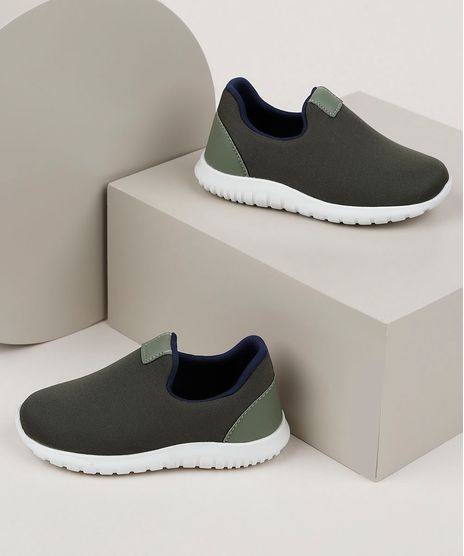 Tenis-Infantil-Baby-Club-Knit-Calce-Facil-com-Recortes-Verde-Militar-9955525-Verde_Militar_1