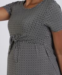 Vestido-Feminino-Gestante-Midi-Estampado-com-No-Manga-Curta-Preto-9955984-Preto_4