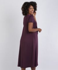 Vestido-Feminino-Gestante-Midi-com-No-Manga-Curta-Roxo-9955985-Roxo_2