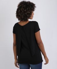Blusa-Feminina-Gestante-Alongada-com-Sobreposicao-Manga-Curta-Preta-9956007-Preto_2