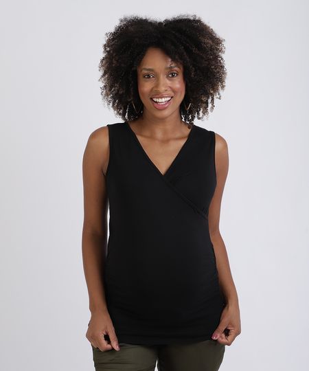 Regata-Feminina-Gestante-Alongada-com-Transpasse-Preta-9956008-Preto_1