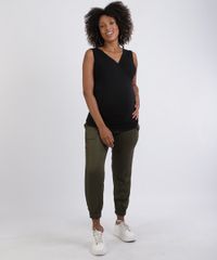 Regata-Feminina-Gestante-Alongada-com-Transpasse-Preta-9956008-Preto_3