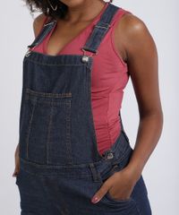 Jardineira-Jeans-Feminina-Gestante-com-Bolsos-Azul-Escuro-9956142-Azul_Escuro_4