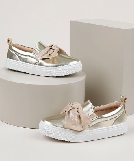 Tenis-Slip-on-Infantil-Palomino-com-Laco-Dourado-9959215-Dourado_1