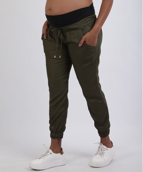 Calca-Feminina-Gestante-Jogger-Verde-Militar-9957087-Verde_Militar_1