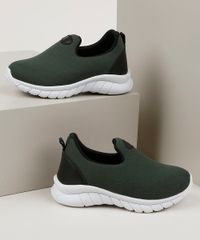 Tenis-Infantil-Sonho-de-Crianca-Knit-Calce-Facil-com-Recortes-Verde-Militar-9958434-Verde_Militar_1