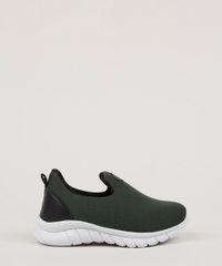 Tenis-Infantil-Sonho-de-Crianca-Knit-Calce-Facil-com-Recortes-Verde-Militar-9958434-Verde_Militar_2