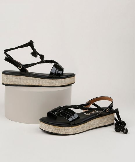 Sandalia-Feminina-Vizzano-Flatform-em-Verniz-com-Amarracao-Preta-9958513-Preto_1