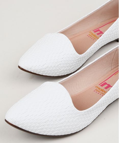 slipper feminino branco