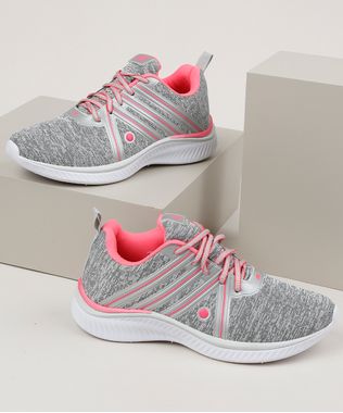 Tenis-Feminino-Esportivo-Ace-com-Recortes-em-Cores-Contrastantes-Cinza-Mescla-9954080-Cinza_Mescla_1