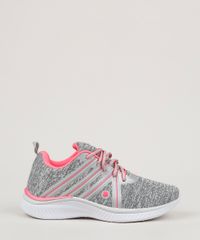 Tenis-Feminino-Esportivo-Ace-com-Recortes-em-Cores-Contrastantes-Cinza-Mescla-9954080-Cinza_Mescla_2