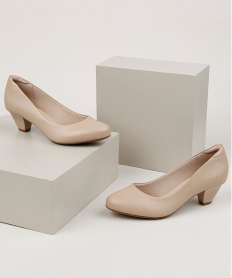 Scarpin-Feminino-Modare-Salto-Grosso-Baixo-Bege-9958534-Bege_1